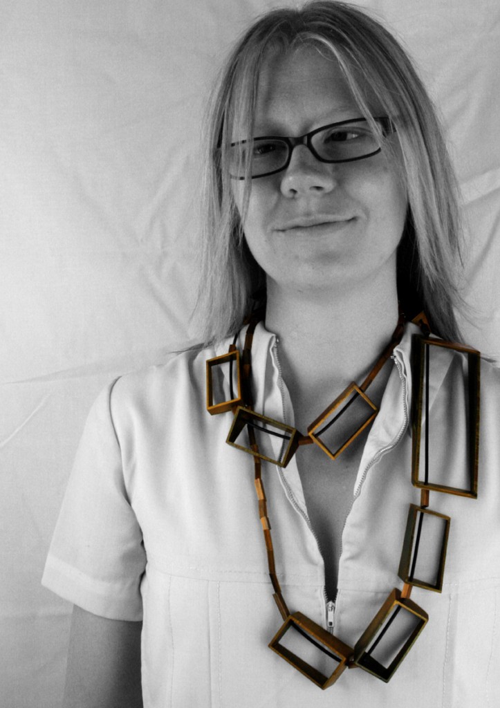 Yellow Square Neck Piece