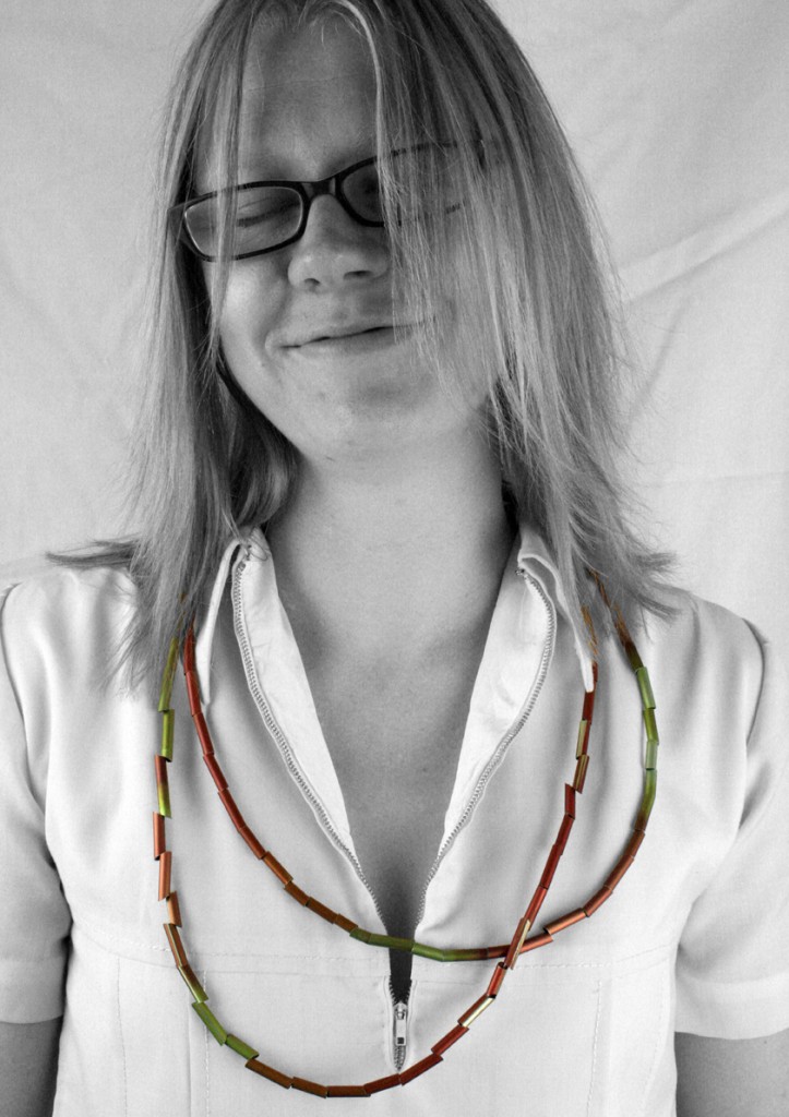 Green Brown Neck Piece