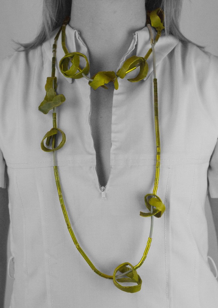 Green Florette Neck Piece