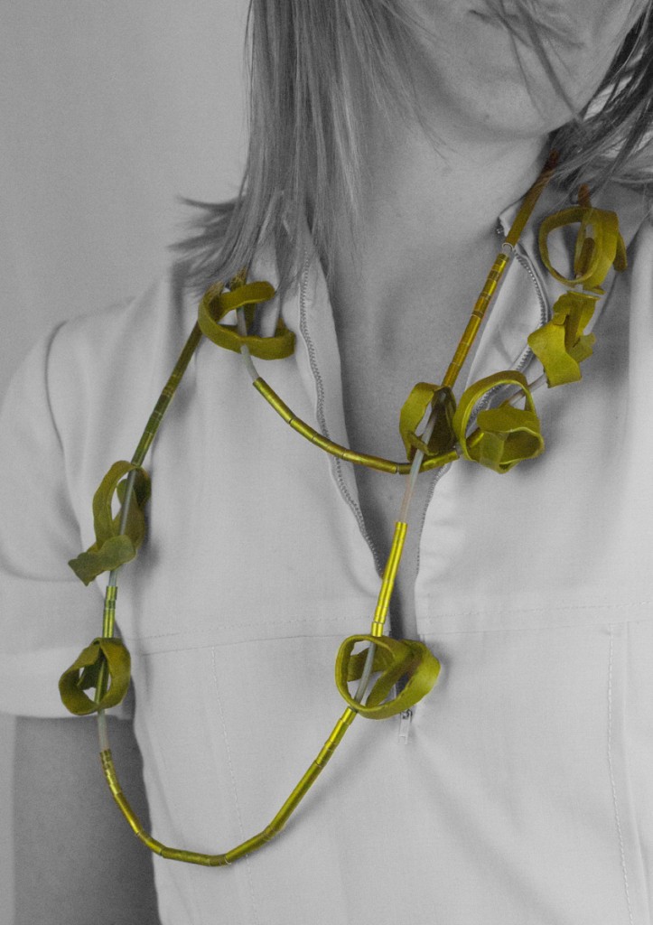 Green Florette Neck Piece