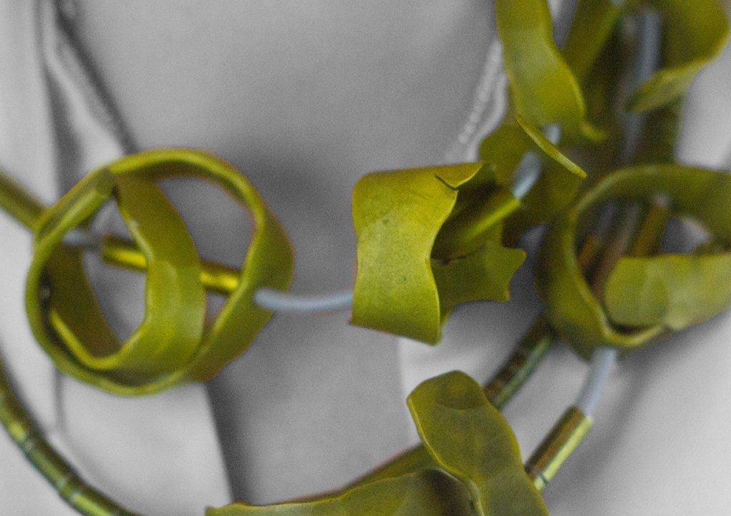 Green Florette Neck Piece