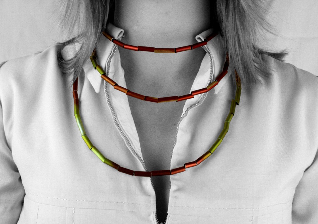 Green Brown Neck Piece